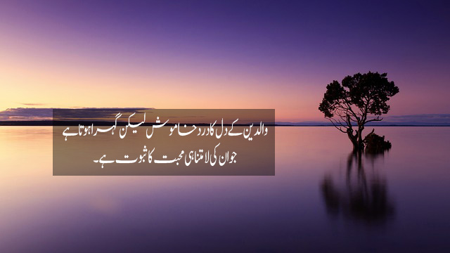 dukhi maa baap quotes in urdu