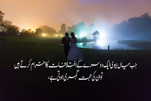 50 respect husband wife quotes in urdu